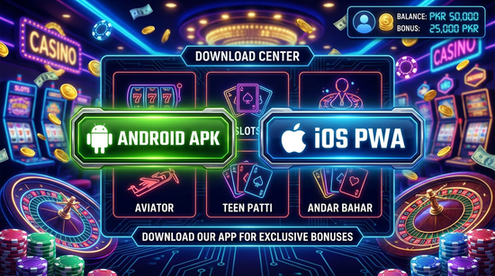 Main screen of aviator 7 bet download page for PK players - 4
